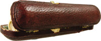 Movie/TV Memorabilia:Props, Franklin D. Roosevelt Cigarette Holder and Case. A ceramiccigarette holder with enamel tip, owned and used by FranklinDela... (Total: 1 Item)