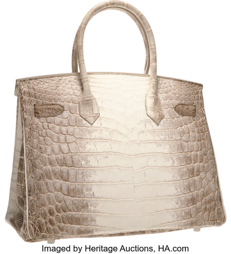 Hermès Diamond Himalayan Birkin could break the $203,150 auction record