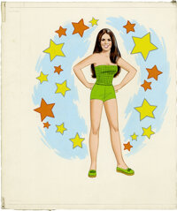 Original Comic Art:Covers, Artcraft Artist - Marie Osmond Paper Doll Book Cover and Pin UpIllustration Original Art, Group of 3 (Artcraft, 1973). Cele...(Total: 5 Items)