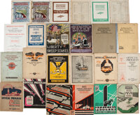 1912-2016 Indianapolis 500 Official Programs Lot of 99