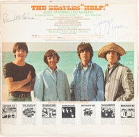 Beatles - John, Paul, and George Signed Help!