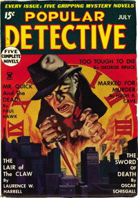 Pulps:Miscellaneous, Miscellaneous Detective Pulp Group (Various, 1934-46). This groupincludes Bull's-Eye Detective Fall 1938 (#1) (FN-); ... (Total: 8Items)