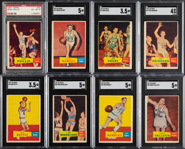 1957 Topps Basketball Collection (101)
