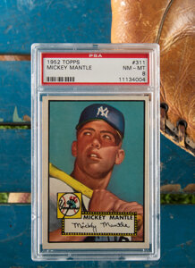 1952 Topps Mickey Mantle #311 PSA NM-MT 8