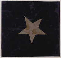 Military & Patriotic:Civil War, Rare Texas Confederate "Bonnie Blue" Flag of the 3rd Texas StateCavalry One of the rarest Confederate flags in existence, t...
