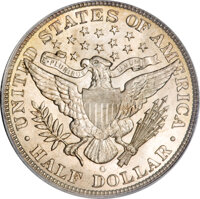 Barber Half Dollars, 1904-O 50C MS65 PCGS. CAC....