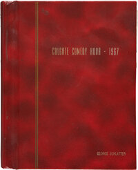 Movie/TV Memorabilia:Memorabilia, George Schlatter's Colgate Comedy Hour Script....
