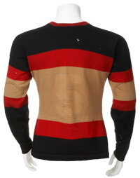 Hockey Collectibles:Uniforms, 1935-36/1936-37 Mush March Game Worn Art-Deco Style Sweater....
