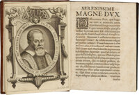 Books:First Editions, Galileo Galilei. Systema cosmicum ... In quo quatuordialogis, de duobus maximis mundi systematibus, Ptolemaico &amp;...