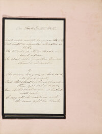 Autographs:Military Figures, &Acirc;&shy;&Acirc;&shy;&Acirc;&shy;Confederate Colonel John S. Mosby's Farewell Address to hisRangers. Extremely rare and historic content war date Autogra...