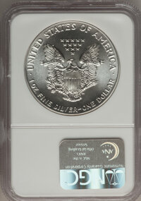 Modern Bullion Coins, 1986-2004 $1 Silver Eagle Set MS69 NGC. ... (Total: 19 coins)