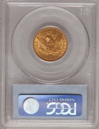 Liberty Half Eagles, 1879-CC $5 MS62 PCGS. CAC....
