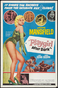 Movie Posters:Sexploitation, Playgirl After Dark (Topaz, 1962). One Sheet (27" X 41") Style B.Sexploitation.. ...