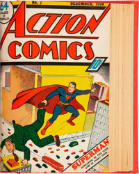 Golden Age (1938-1955):Superhero, Action Comics #1-24 Bound Volumes (DC, 1938-40).... (Total: 2Items)