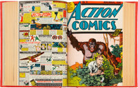 Golden Age (1938-1955):Superhero, Action Comics #1-24 Bound Volumes (DC, 1938-40).... (Total: 2Items)