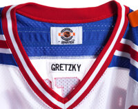 Hockey Collectibles:Equipment, 1997-98 Wayne Gretzky Game Worn New York Rangers Jersey....