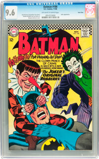Silver Age (1956-1969):Superhero, Batman #186 Twin Cities pedigree (DC, 1966) CGC NM+ 9.6 Off-whiteto white pages....