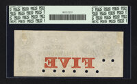 Obsoletes By State:Wisconsin, Milwaukee, WI- Bank of Milwaukee $5 Jan. 2, 1855 G6d Proof KrauseG6d. ...