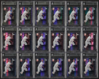 Autographs:Sports Cards, 2001 Donruss Elite Albert Pujols #156 Rookie Card Hoard (315)....