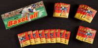 Baseball Cards:Sets, 1975 Topps Mini Baseball Wax Box With 15-Cent Wax Packs (36). ...
