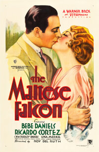 Movie Posters:Crime, The Maltese Falcon (Warner Brothers, 1931). One Sheet (27" X 41").....
