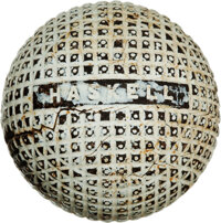 Golf Collectibles:Miscellaneous, Circa 1899 Haskell Golf Ball....