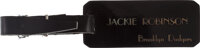 Baseball Collectibles:Others, 1950's Jackie Robinson Brooklyn Dodgers Luggage Tag....