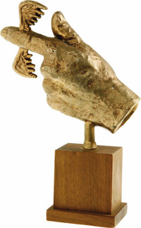 Movie/TV Memorabilia:Props, "Laugh-In" Flying Fickle Finger of Fate Award. Broadcast from 1968to 1973 on NBC, Rowan &amp; Martin's Laugh-In provided a ...(Total: 1 Item)
