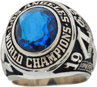 Baseball Collectibles:Others, 1963 Los Angeles Dodgers World Championship Ring Presented to JerryDoggett....