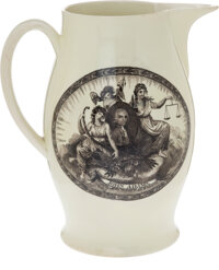 Political:3D & Other Display (pre-1896), John Adams: Liverpool Jug....