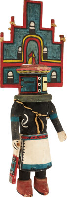 American Indian Art:Kachina Dolls, A HOPI COTTONWOOD KACHINA DOLL. c. 1950. ...