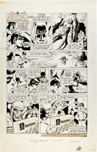 Original Comic Art:Complete Story, Dick Giordano First Hostess Twinkie Ad/Story "Batman and theMummy" Original Art (ITT Continental Baking Company...