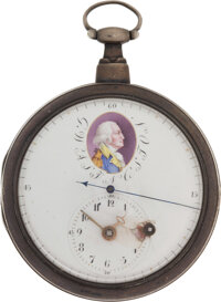 Political:3D & Other Display (pre-1896), George Washington: Lovely Period Pocket Watch. ...
