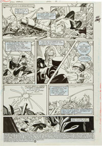 Original Comic Art:Panel Pages, Gil Kane Action Comics Weekly #642 Green Lantern Page 1Original Art (DC, 1989)....