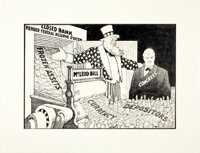 Original Comic Art:Illustrations, Winsor McCay McLeod Bill Editorial Cartoon IllustrationOriginal Art (New American, c. 1934)....