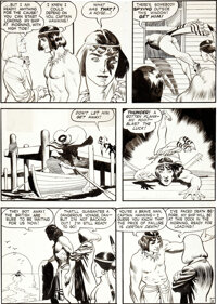 Original Comic Art:Panel Pages, Frank Frazetta Durango Kid #14 Dan Brand and Tipi Page 2Original Art (ME, 1951)....