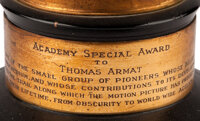 Movie/TV Memorabilia:Awards, An Academy Special Award&Acirc;&copy;&Acirc;&reg;&acirc;�&cent; Presented to Thomas Armat, 1947. ...