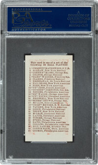 Baseball Cards:Singles (Pre-1930), 1910 E98 "Set of 30" Honus Wagner (Black Swamp Find) PSA Gem MT 10- The Finest Example Known! ...