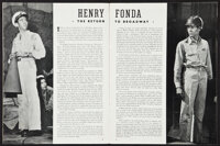 Movie Posters:Comedy, Henry Fonda in Mister Roberts (1948). Theater Playbill (MultiplePages, 9" X 12"). Comedy.. ...