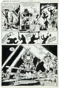 Original Comic Art:Panel Pages, Gene Day Master of Kung Fu #105 Page 14 Original Art(Marvel, 1982)....