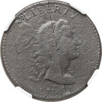 Large Cents, 1793 1C Liberty Cap -- Environmental Damage -- NGC Details. Fine.S-14, B-17, R.5....