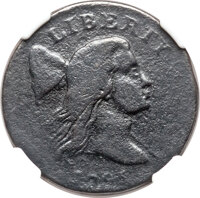 Large Cents, 1795 1C Jefferson Head, Plain Edge -- Environmental Damage -- NGCDetails. VF. S-80, B-11b, R.5....