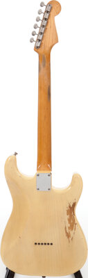Musical Instruments:Electric Guitars, 1959 Fender Stratocaster Blonde Hardtail Left Handed Solid BodyElectric Guitar, Serial # 51672....