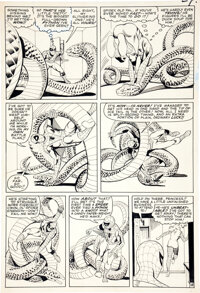 Original Comic Art:Panel Pages, Steve Ditko The Amazing Spider-Man #22 Princess Python Page18 Original Art (Marvel, 1965)....
