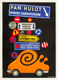 Movie Posters:Comedy, Trafic (Mr. Hulot) (Oceania, 1973). Polish One Sheet (23" X32.75").. ...