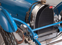 , MARK AL HARRIS MOTORIZED SCALE MODEL OF A 1933-1936 BUGATTI TYPE59. 1996. 20 x 32 x 75 inches (50.8 x 81.3 x 190.5 cm). ...