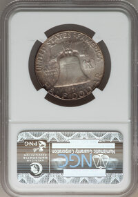 Franklin Half Dollars: , 1958 50C MS66 NGC. NGC Census: (899/29). PCGS Population (1471/33).Mintage: 4,000,000. Numismedia Wsl. Price for problem f...