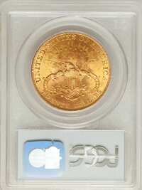 Liberty Double Eagles: , 1901 $20 MS63 PCGS. CAC. PCGS Population (1693/1747). NGC Census:(1665/1717). Mintage: 111,400. Numismedia Wsl. Price for ...