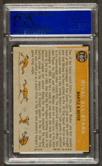 Baseball Cards:Singles (1960-1969), 1960 Topps Mantle/Boyer Rival All Stars #160 PSA EX-MT 6....