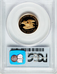 Modern Issues: , 1995-W G$5 Civil War Gold Five Dollar PR69 Deep Cameo PCGS. PCGSPopulation (3303/143). NGC Census: (1287/503). Numismedia...